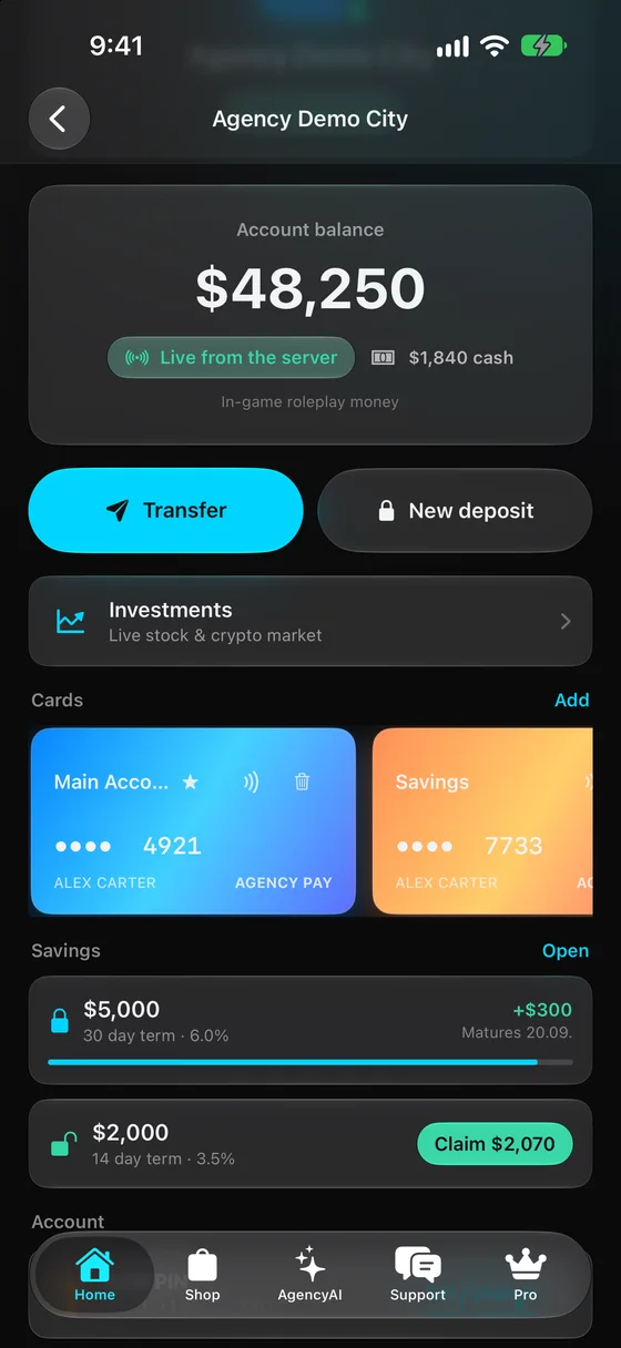 Screenshot of Agency Companion 4