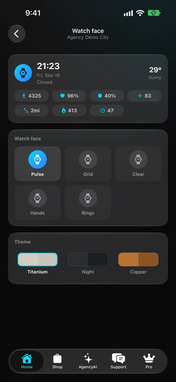 Screenshot of Agency Companion 5